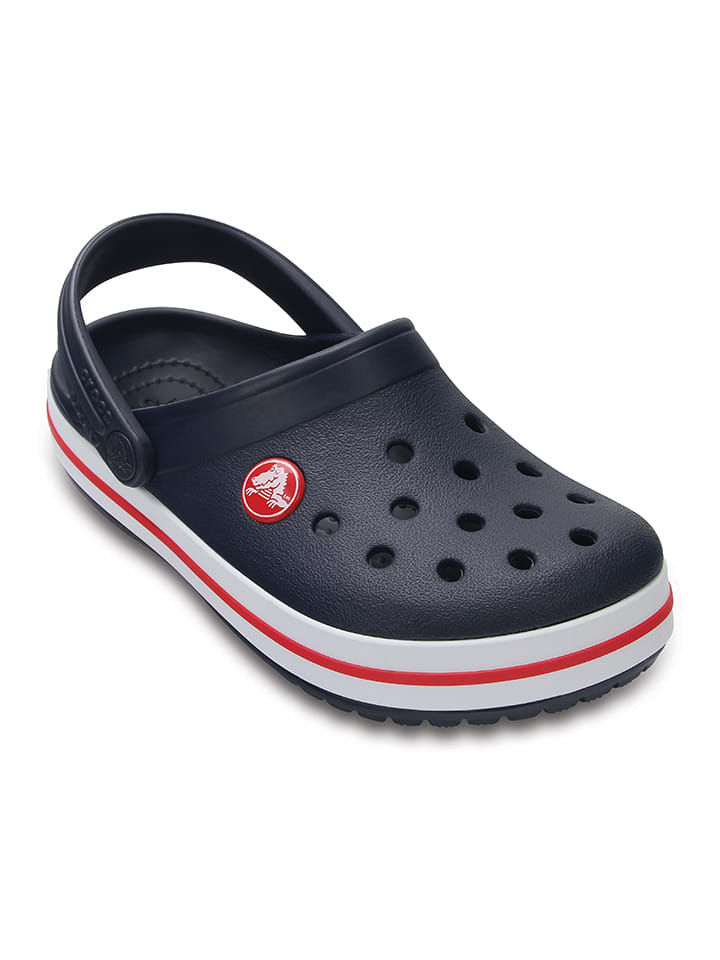 Crocs Chodaki "Crocband" w kolorze granatowo-czerwonym rozmiar: 20/21