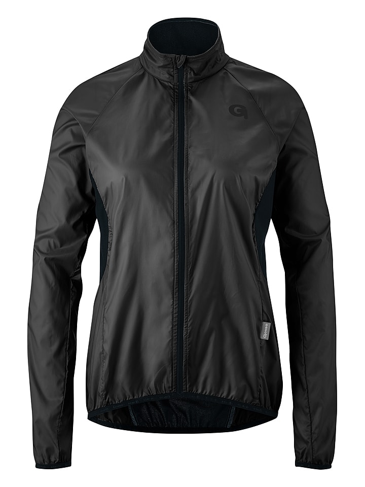 Gonso Kolarska kurtka przeciwwiatrowa "Scrivia" w kolorze czarnym rozmiar: 42