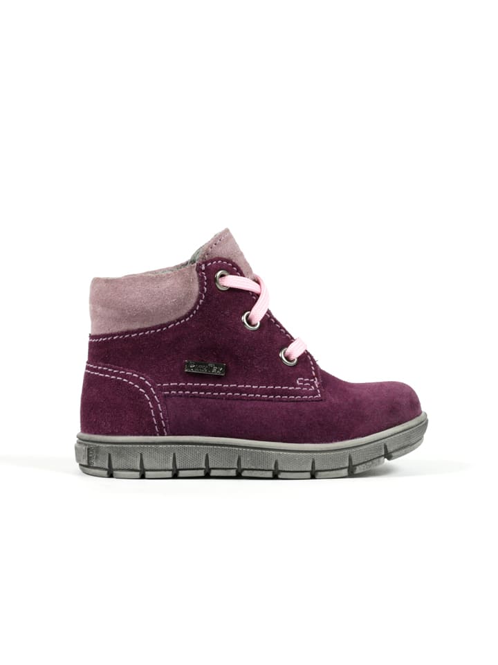 Richter Shoes Skórzane botki w kolorze fioletowym rozmiar: 26