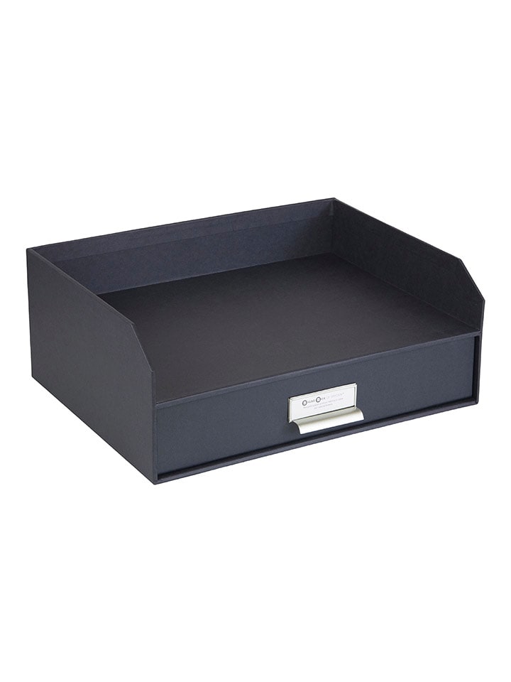 BigsoBox Organizer "Walter" w kolorze czarnym na dokumenty - 33,5 x 13 x 25,5 cm rozmiar: onesize