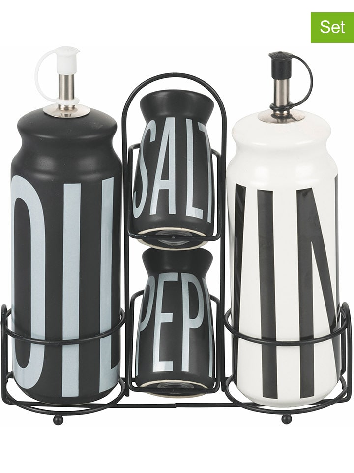 Villa d´Este 5-częściowy zestaw "Big is more" w kolorze czarno-białym rozmiar: onesize