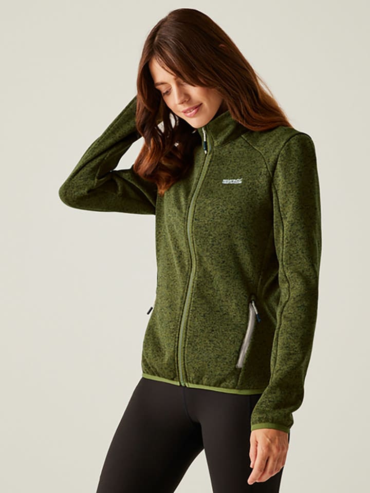 Regatta Kurtka polarowa "Newhill II" w kolorze zielonym rozmiar: 42