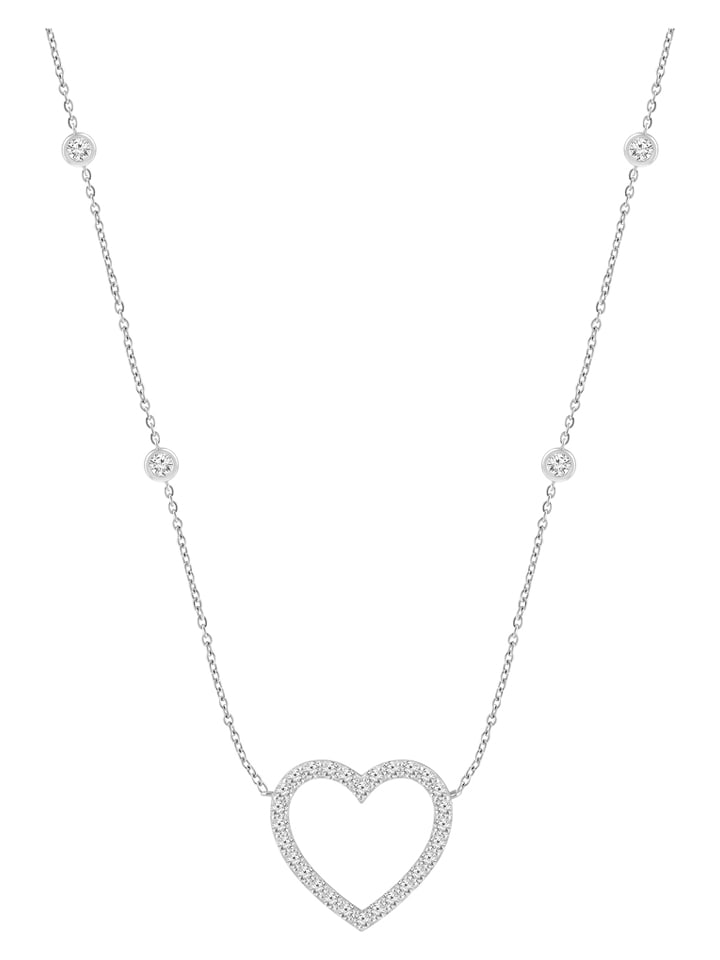 Diamonds lab grown Złoty naszyjnik z diamentami rozmiar: onesize