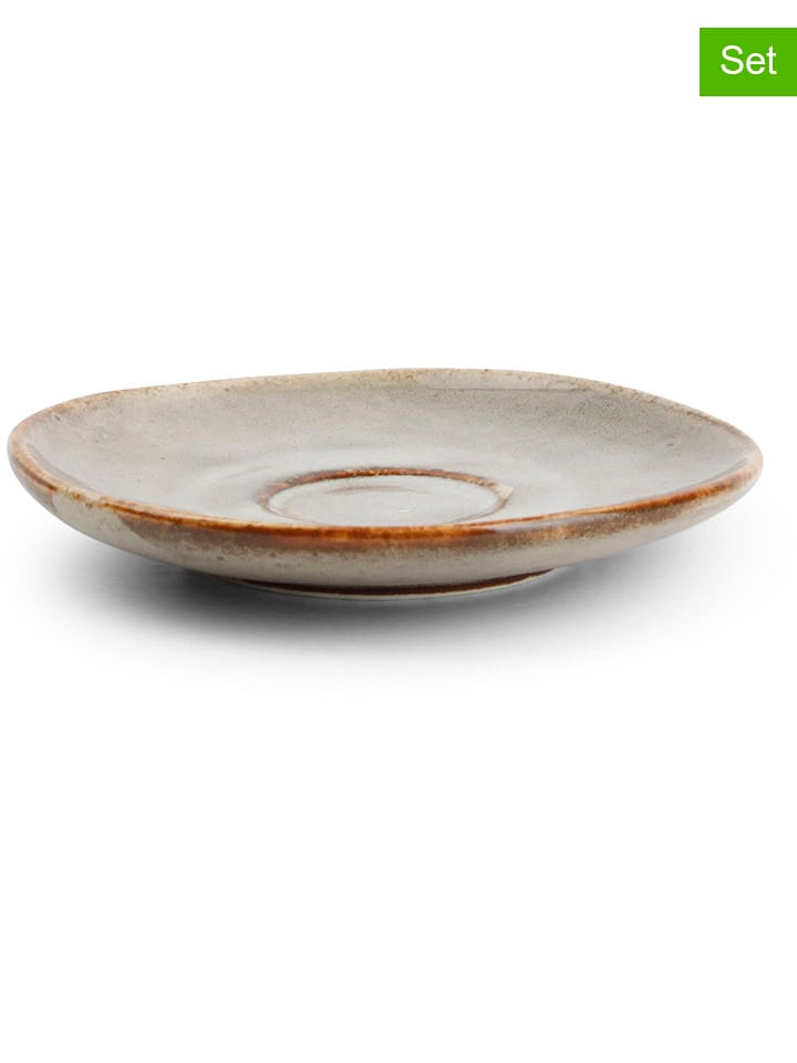 Salt and Pepper Spodki (4 szt.) "Studio Urban" w kolorze szarym do filiżanek - Ø 11 cm rozmiar: onesize