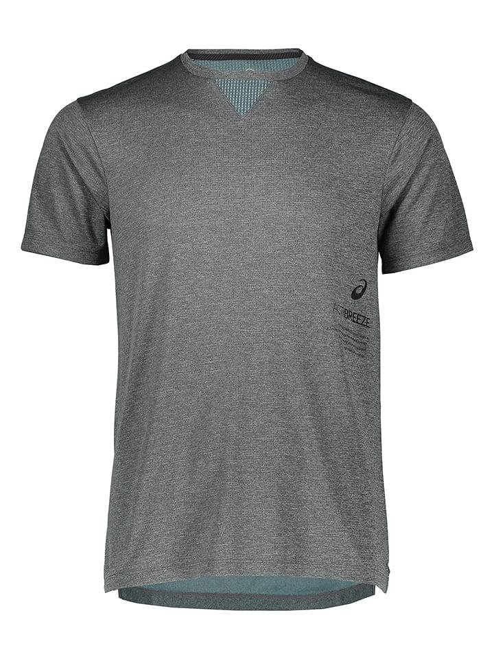 asics Koszulka funkcyjna w kolorze szarym rozmiar: M