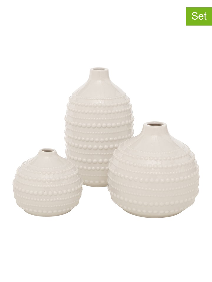 Boltze Wazony (3 szt.) "Meruna" w kolorze białym rozmiar: onesize