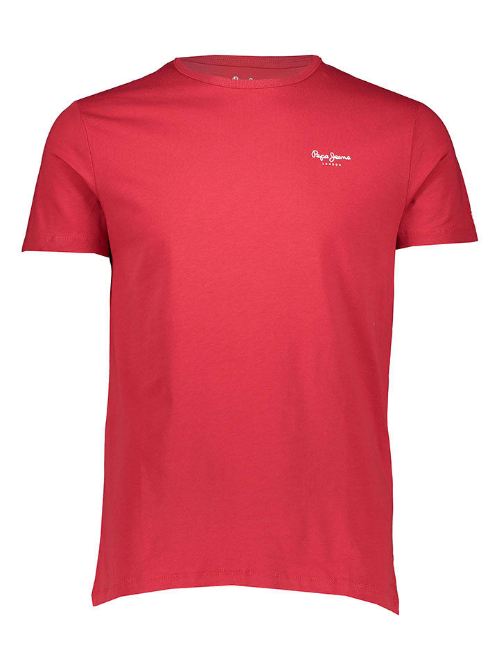 Pepe Jeans Koszulka w kolorze czerwonym rozmiar: S