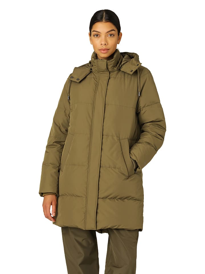 Ilse Jacobsen Płaszcz pikowany w kolorze khaki rozmiar: 38