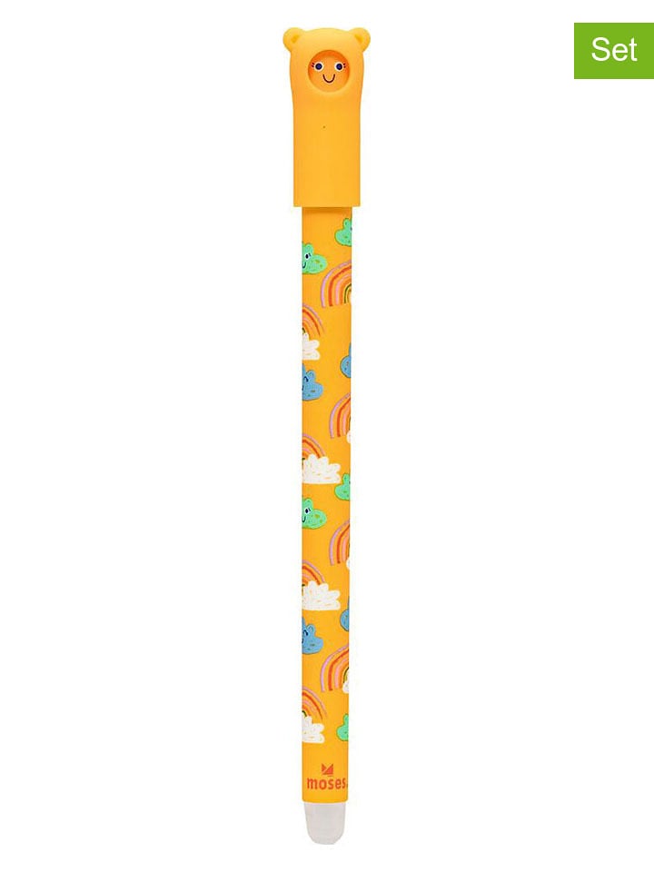 moses. Długopisy żelowe (4 szt.) "Smile" - 6+ (produkt niespodzianka) rozmiar: onesize