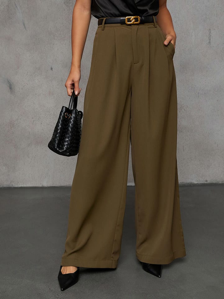 Milan Kiss Spodnie w kolorze khaki rozmiar: XL