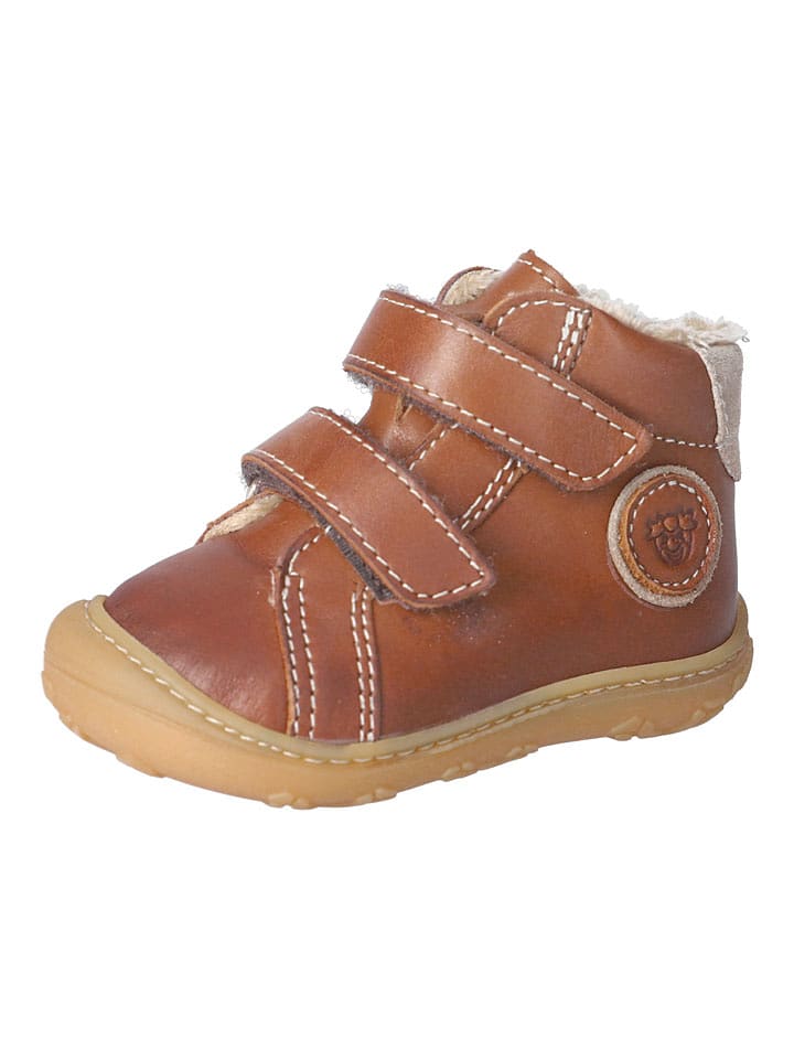 PEPINO Skórzane buty "Gedo" w kolorze jasnobrązowym do nauki chodzenia rozmiar: 20