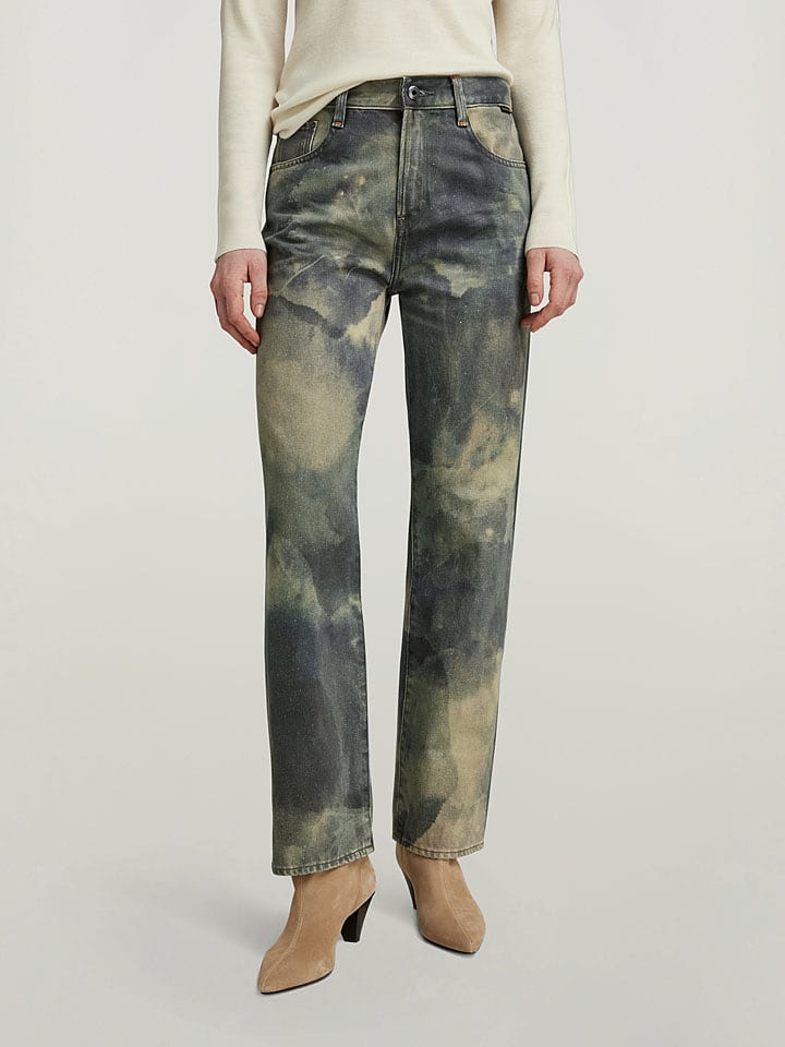 G-Star Dżinsy "Viktoria" - Regular fit - w kolorze beżowo-niebieskim rozmiar: W29/L32