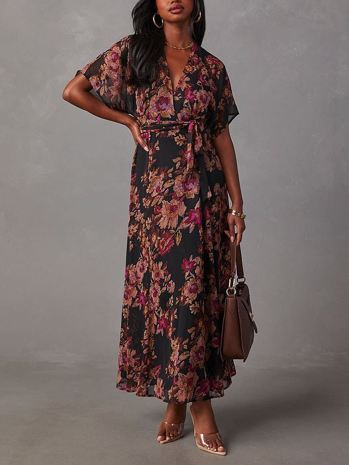 Milan Kiss Sukienka w kolorze czarno-różowym rozmiar: S