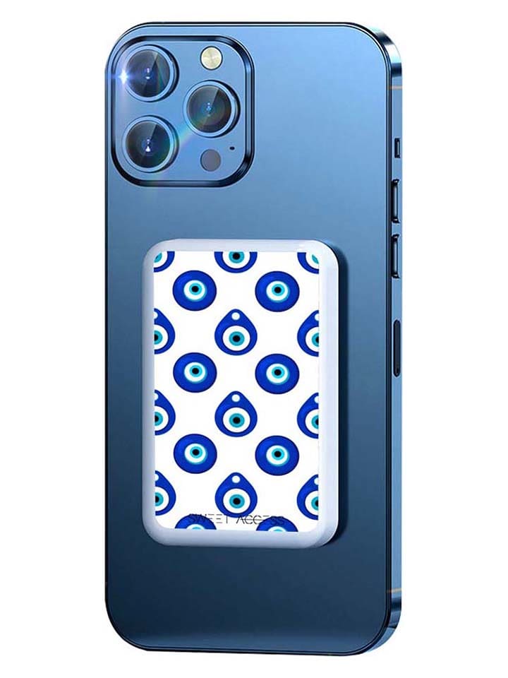 SWEET ACCESS Powerbank w kolorze biało-niebieskim - 10000 mAh rozmiar: onesize