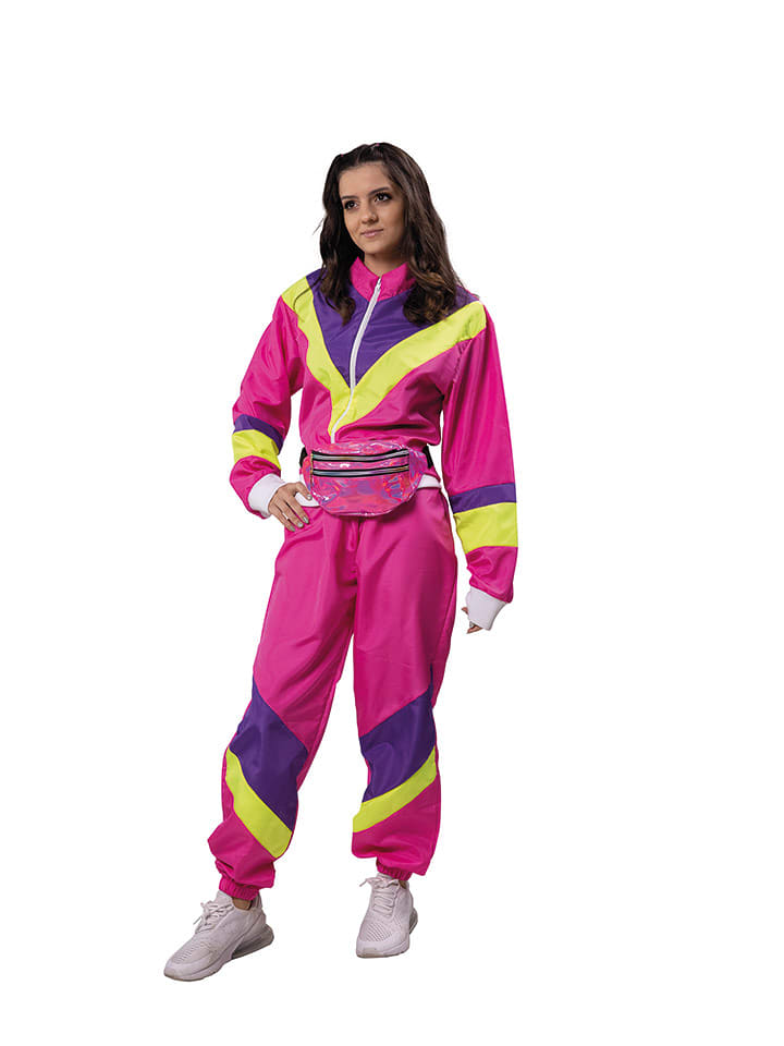 Party x People 2-częściowy strój sportowy w kolorze różowym ze wzorem rozmiar: XL