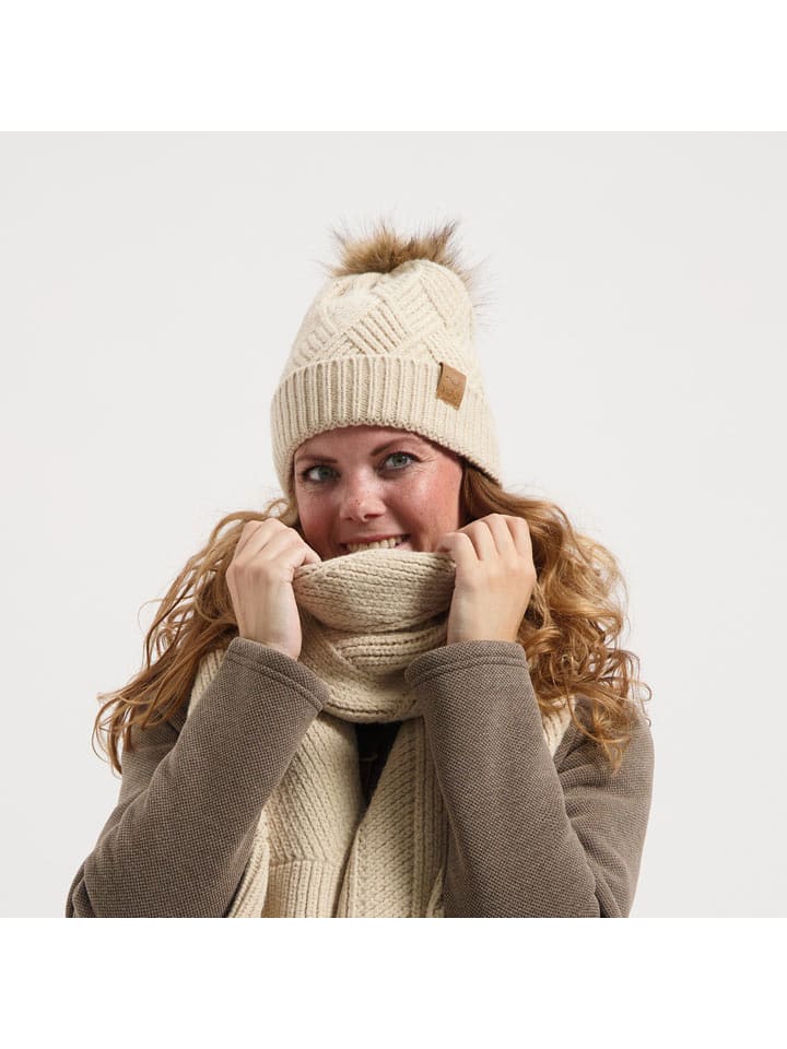 TRAVELIN' Czapka w kolorze beżowym rozmiar: onesize