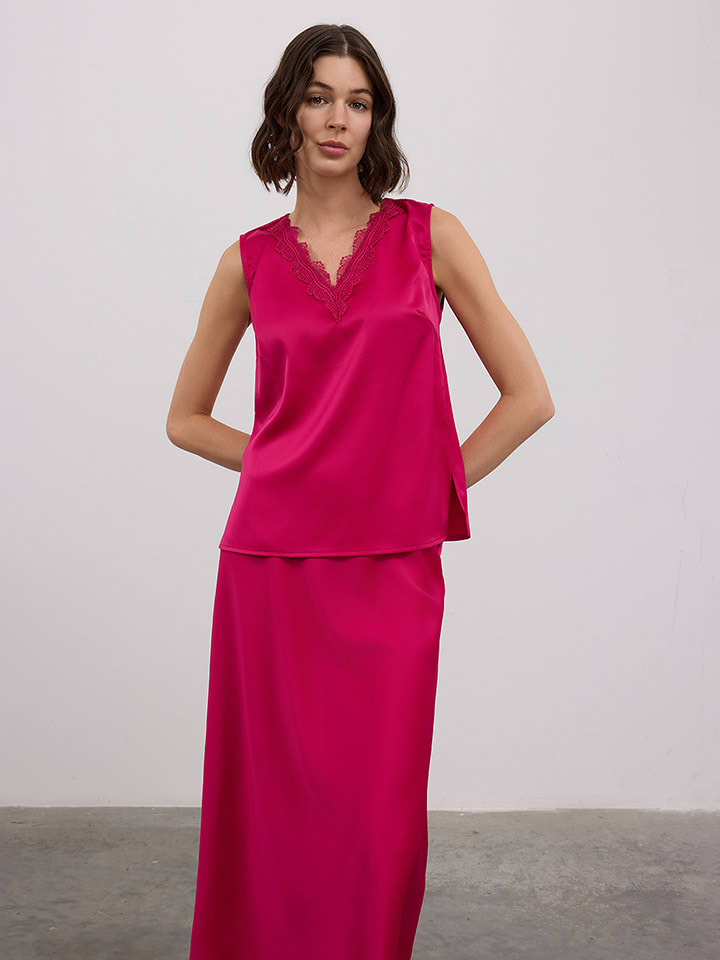 BGN Top w kolorze różowym rozmiar: 40