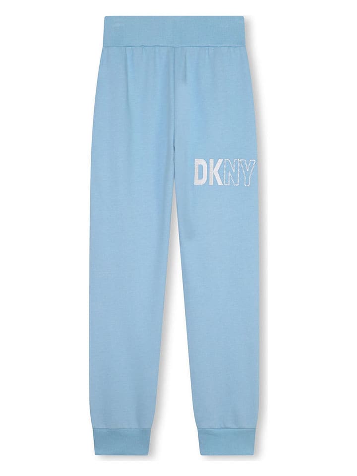 DKNY Spodnie dresowe w kolorze błękitnym rozmiar: 164