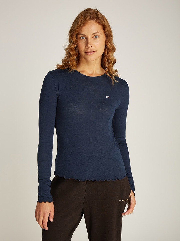 TOMMY JEANS Koszulka w kolorze granatowym rozmiar: M