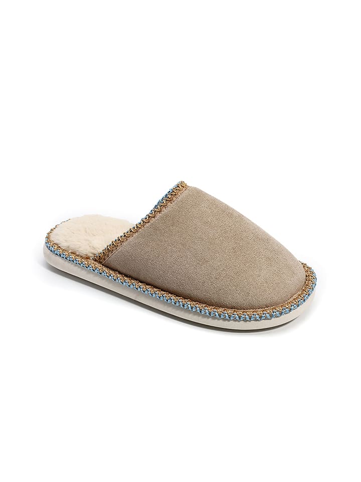 Confly Kapcie w kolorze jasnobrązowym rozmiar: 38