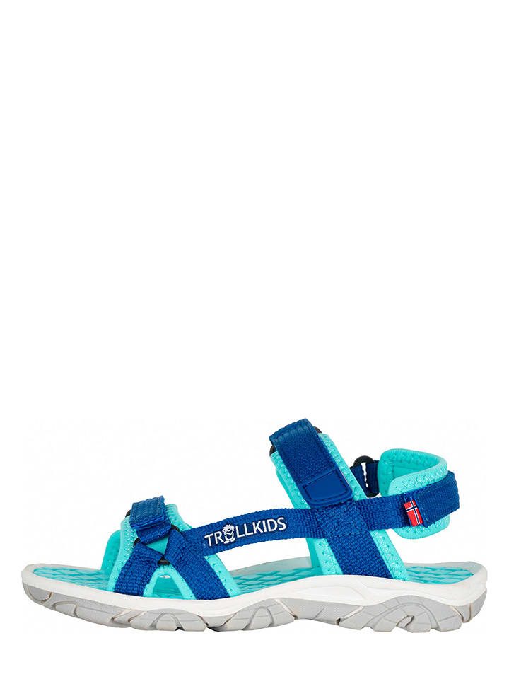 Trollkids Sandały "Oslofjord" w kolorze turkusowym rozmiar: 30