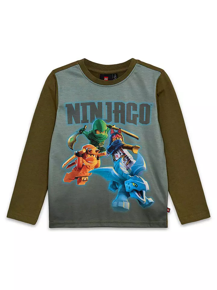 LEGO Koszulka w kolorze khaki ze wzorem rozmiar: 116