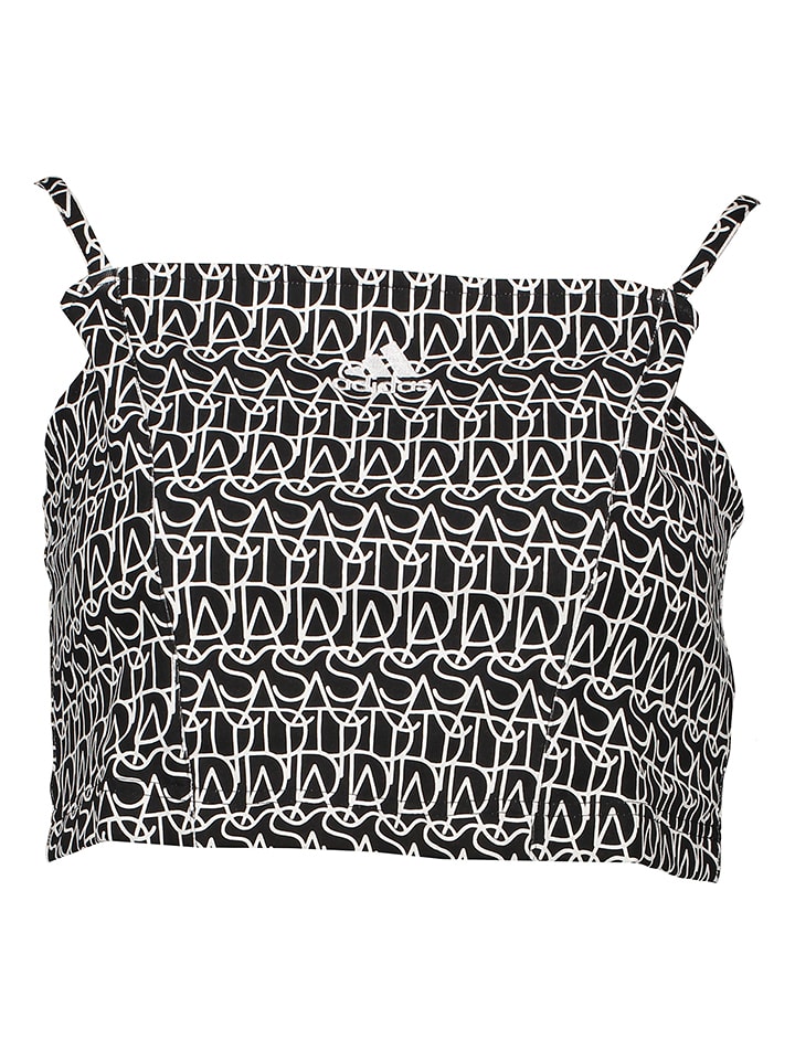 adidas Top w kolorze czarno-białym rozmiar: XS