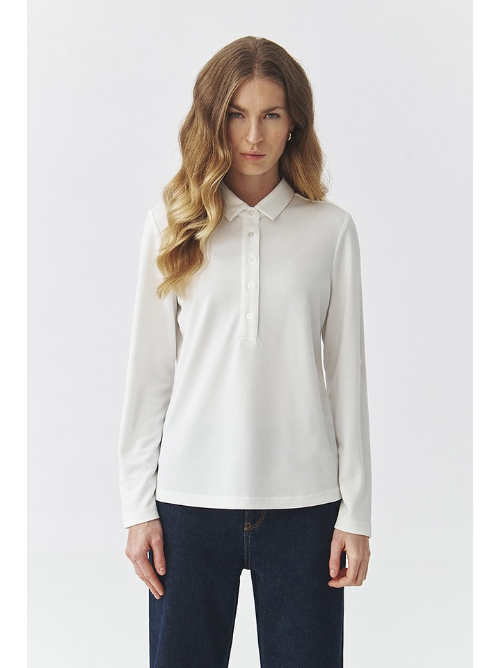 TATUUM Koszulka polo w kolorze kremowym rozmiar: M