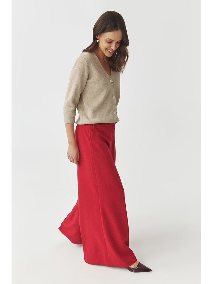 TATUUM Spodnie "Manikimia 1" w kolorze czerwonym rozmiar: 38