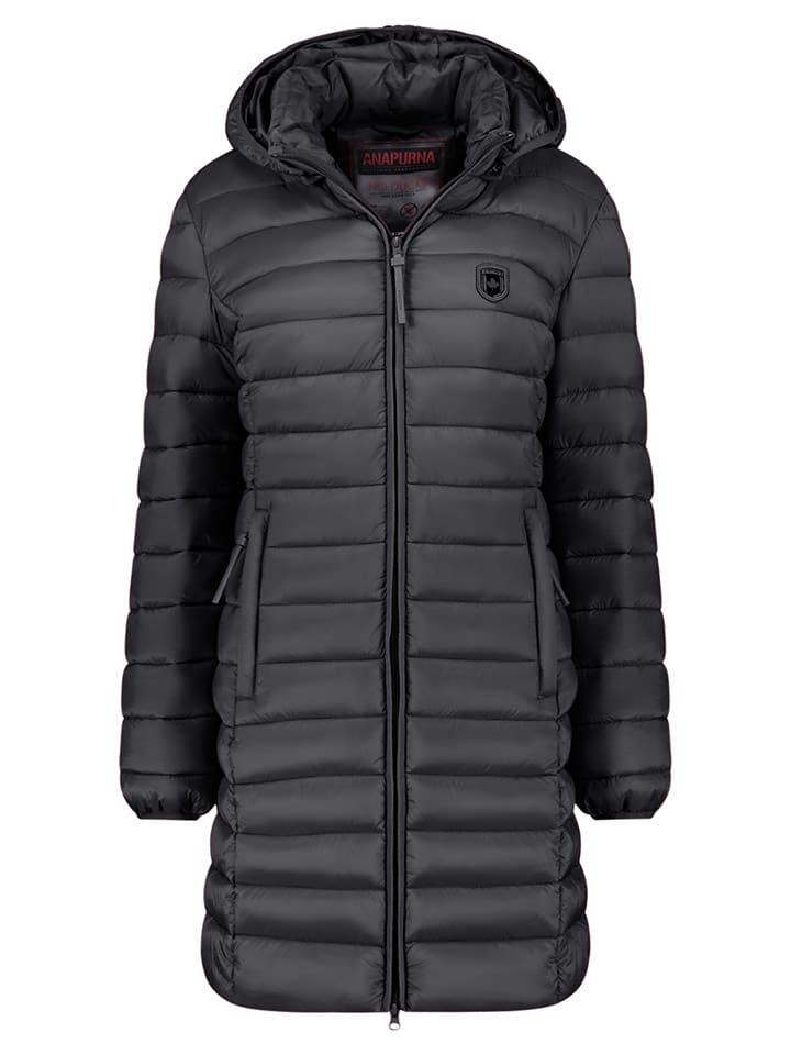 ANAPURNA Płaszcz pikowany "Akitalana" w kolorze czarnym rozmiar: XL