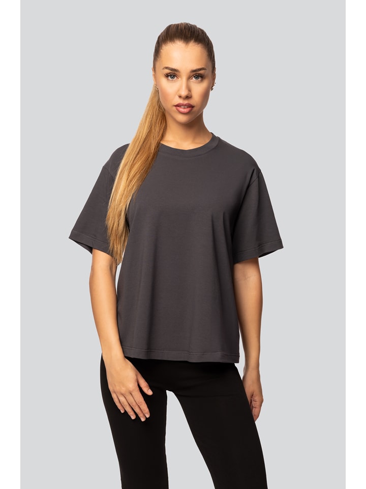 Spaio Koszulka "Urban" w kolorze antracytowym rozmiar: M