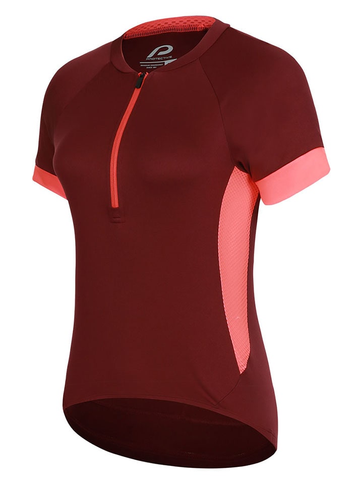 Protective Koszulka kolarska "Heart and Mind" w kolorze bordowym rozmiar: 44