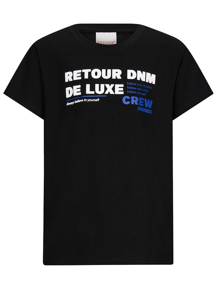 Retour Koszulka "Zeb" w kolorze czarnym rozmiar: 164