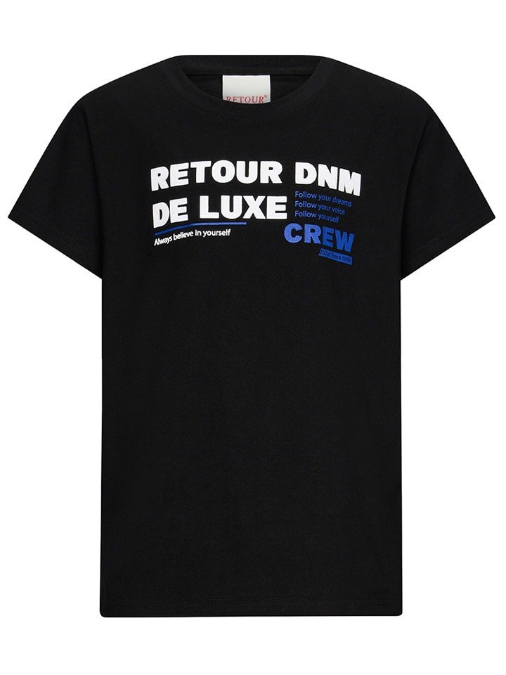 Retour Koszulka "Zeb" w kolorze czarnym rozmiar: 164