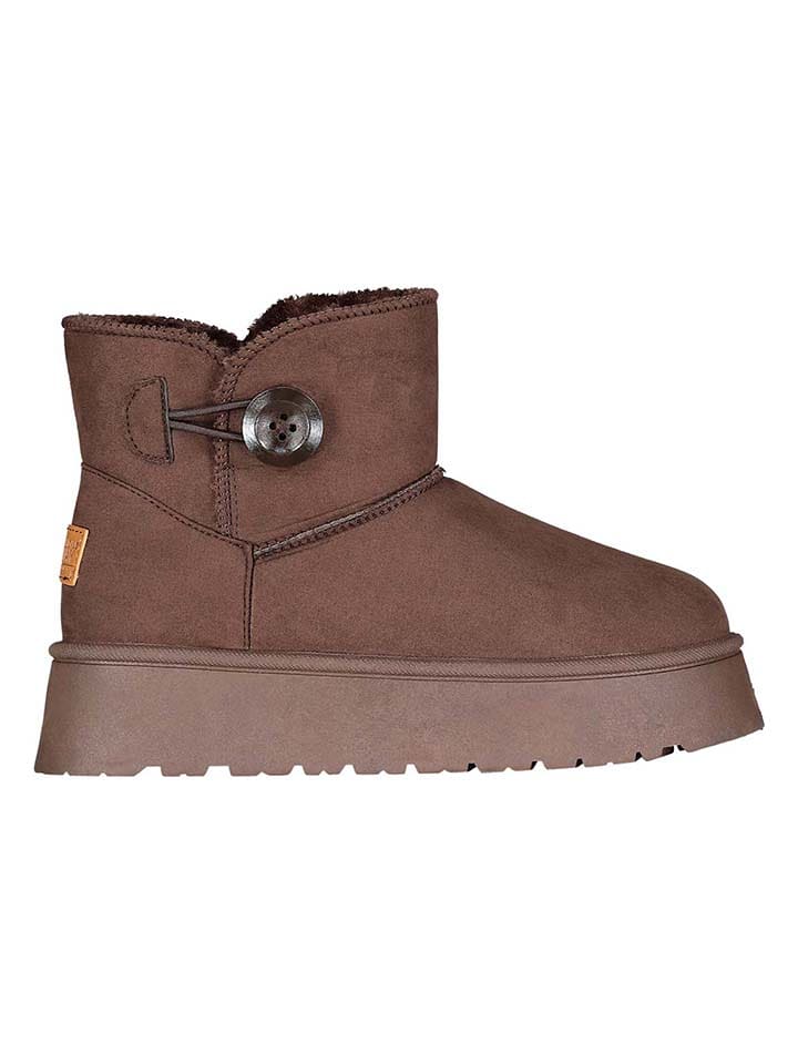 Geographical Norway Botki zimowe "Osiris" w kolorze brązowym rozmiar: 40