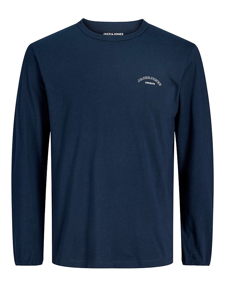 JACK & JONES Junior Koszulka "College" w kolorze granatowym rozmiar: 140