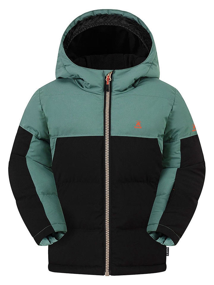 Kamik Kurtka zimowa "Tucker" w kolorze zielono-czarnym rozmiar: 128