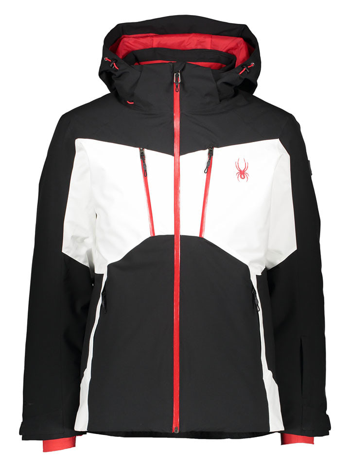 SPYDER Kurtka narciarska "Rival" w kolorze czarno-białym rozmiar: S