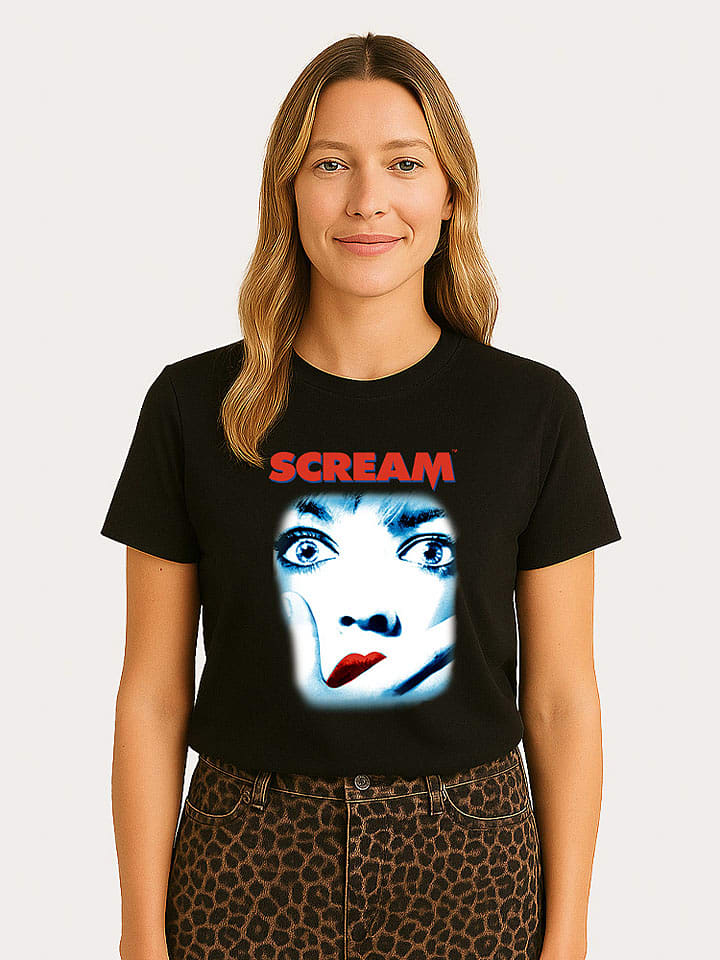 WOOOP Koszulka "Scream Official Movie Poster" w kolorze czarnym rozmiar: XXL
