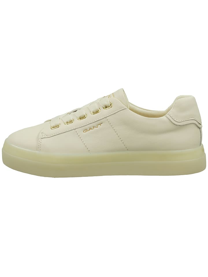 GANT Footwear Skórzane sneakersy "Avona" w kolorze kremowym rozmiar: 37
