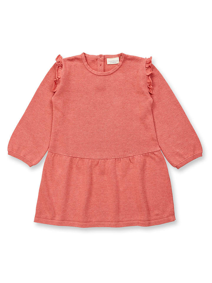 Sense Organics Sukienka dzianinowa "Suvi" w kolorze czerwonym rozmiar: 134/140