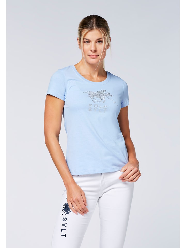 Polo Sylt Koszulka w kolorze błękitnym rozmiar: XL