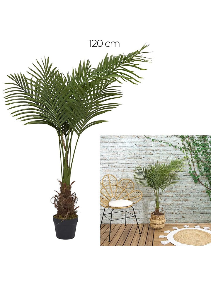 Ethnical Life Sztuczna roślina w kolorze zielonym - wys. 120 x Ø 25 cm rozmiar: onesize