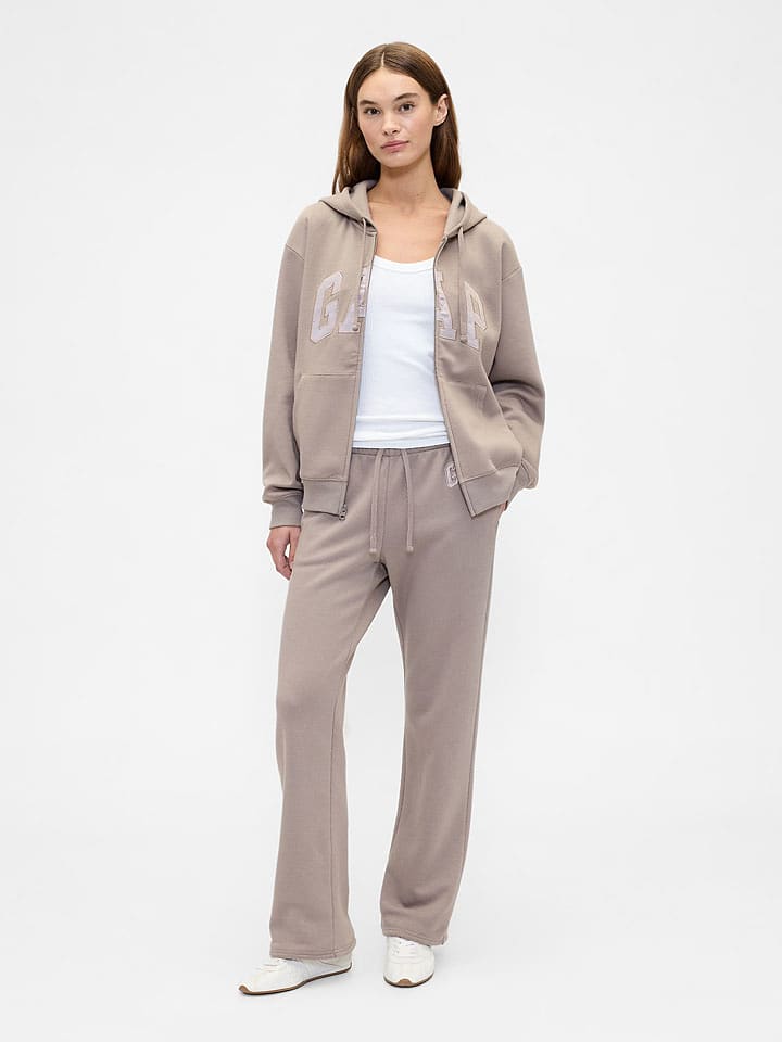 GAP Spodnie dresowe w kolorze beżowym rozmiar: XXL