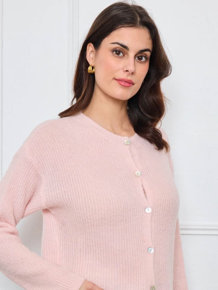 CXL by Christian Lacroix Kardigan w kolorze jasnoróżowym rozmiar: onesize