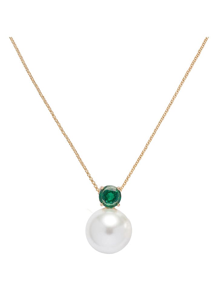 U.S. Polo Assn. Pozłacany naszyjnik z zawieszką - dł. 38 cm rozmiar: onesize