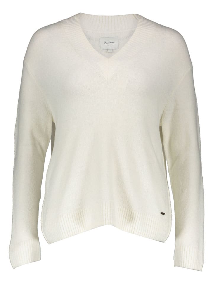 Pepe Jeans Sweter w kolorze kremowym rozmiar: L