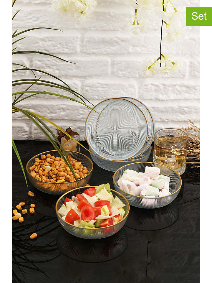 Hermia Miski (6 szt.) w kolorze złotym do serwowania - Ø 14 cm rozmiar: onesize