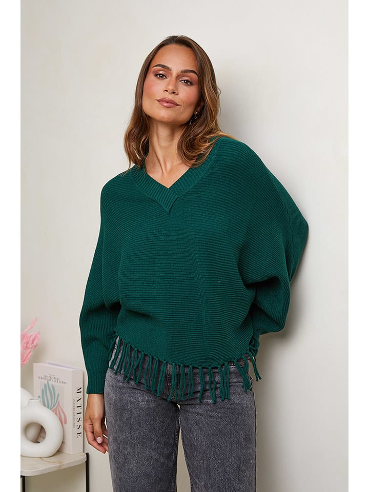 Soft Cashmere Sweter w kolorze zielonym rozmiar: 38/40
