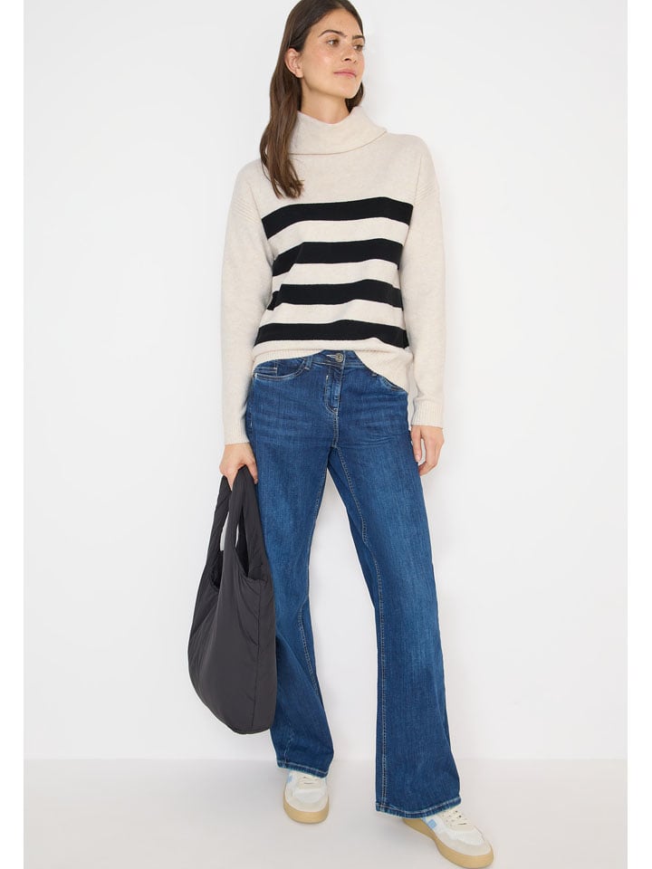 Cecil Golf w kolorze kremowo-czarnym rozmiar: S